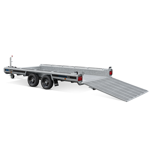 Verhuur aanhangwwagen - machinetransporter - Jonell Technics